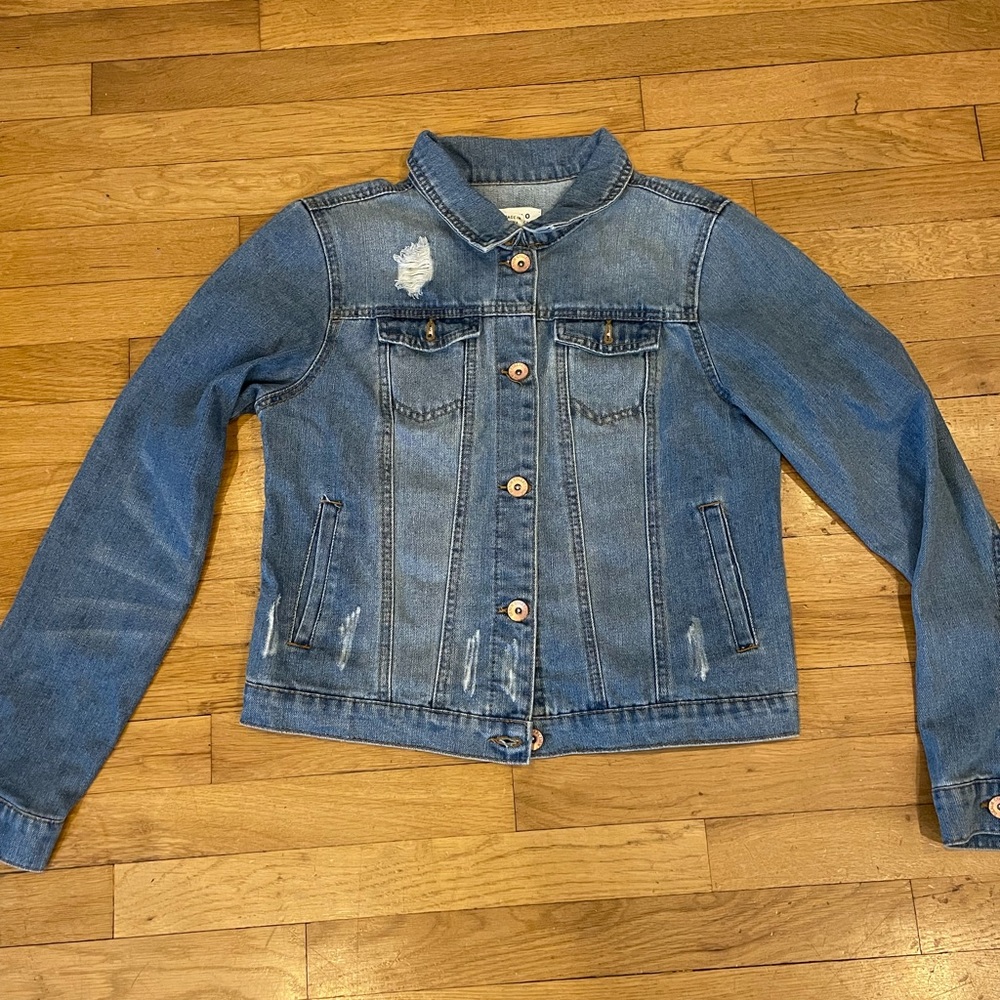 Custom-Made Michigan Jean Jacket - Picture 2 of 4